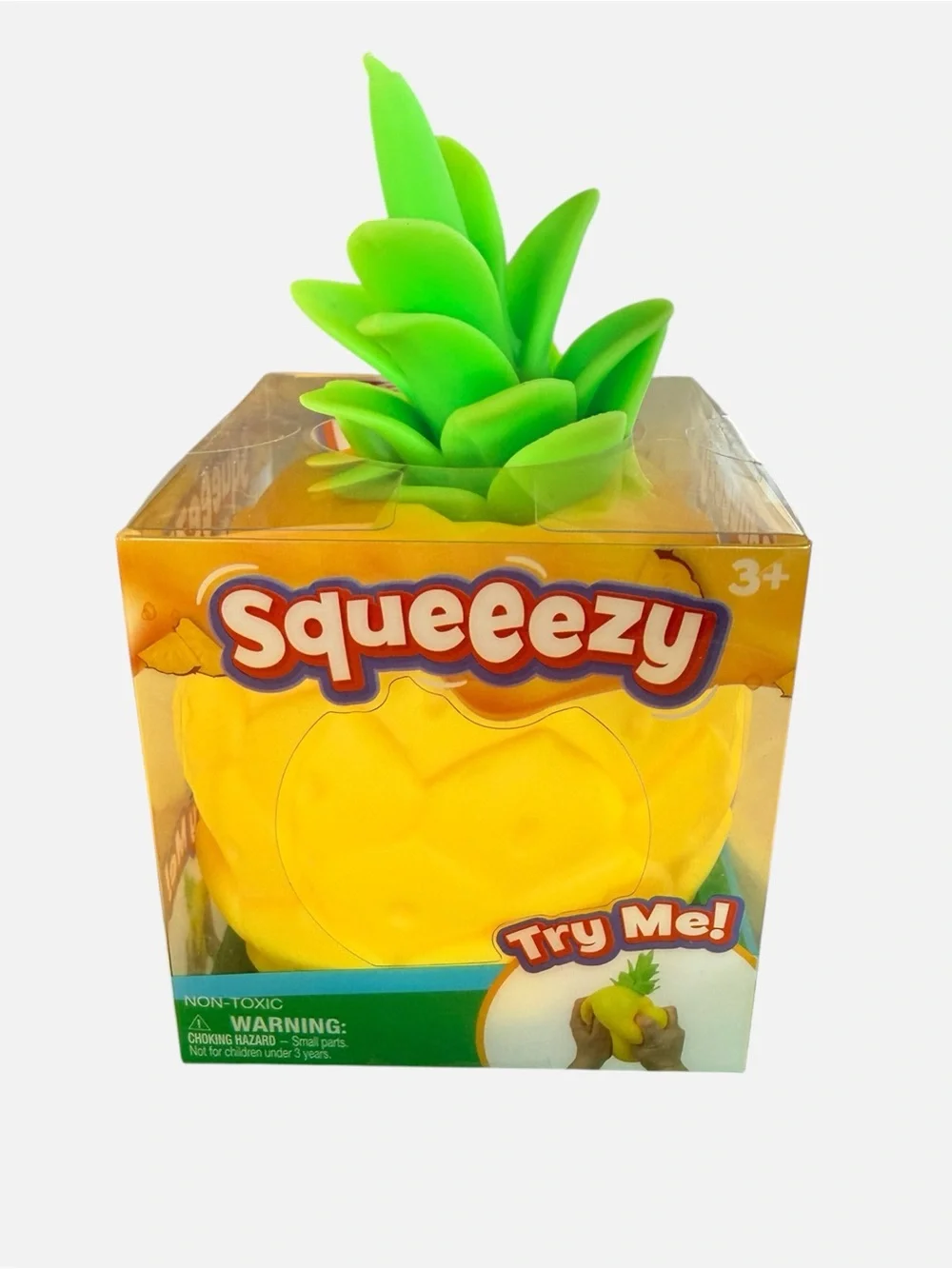 NIB Sunny Days Squeezy Pineapple Squishy Fidget Toy Viral TikTok